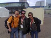 Mit Steve Lukather und Simon Phillips